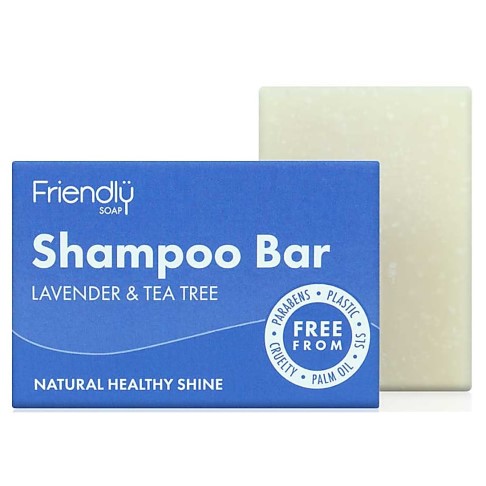 Friendly Soap Shampoo Bar - Lavender & Tea Tree