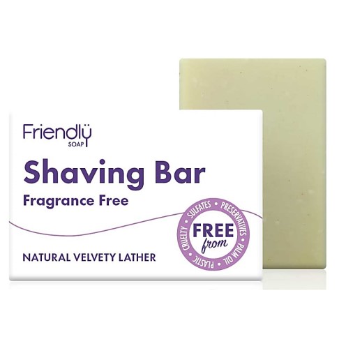 Friendly Soap Shaving Bar - Fragrance Free