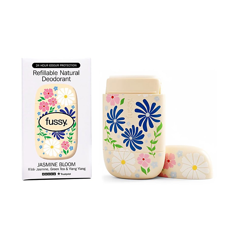 Fussy Unisex Green/White Jasmine Bloom Deodorant 40G - Image 3