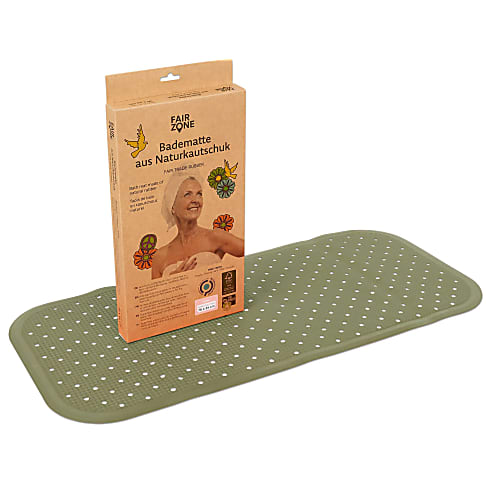 FAIR ZONE Bath Mat -  Olive