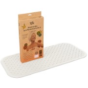 FAIR ZONE Bath Mat - Pearl White