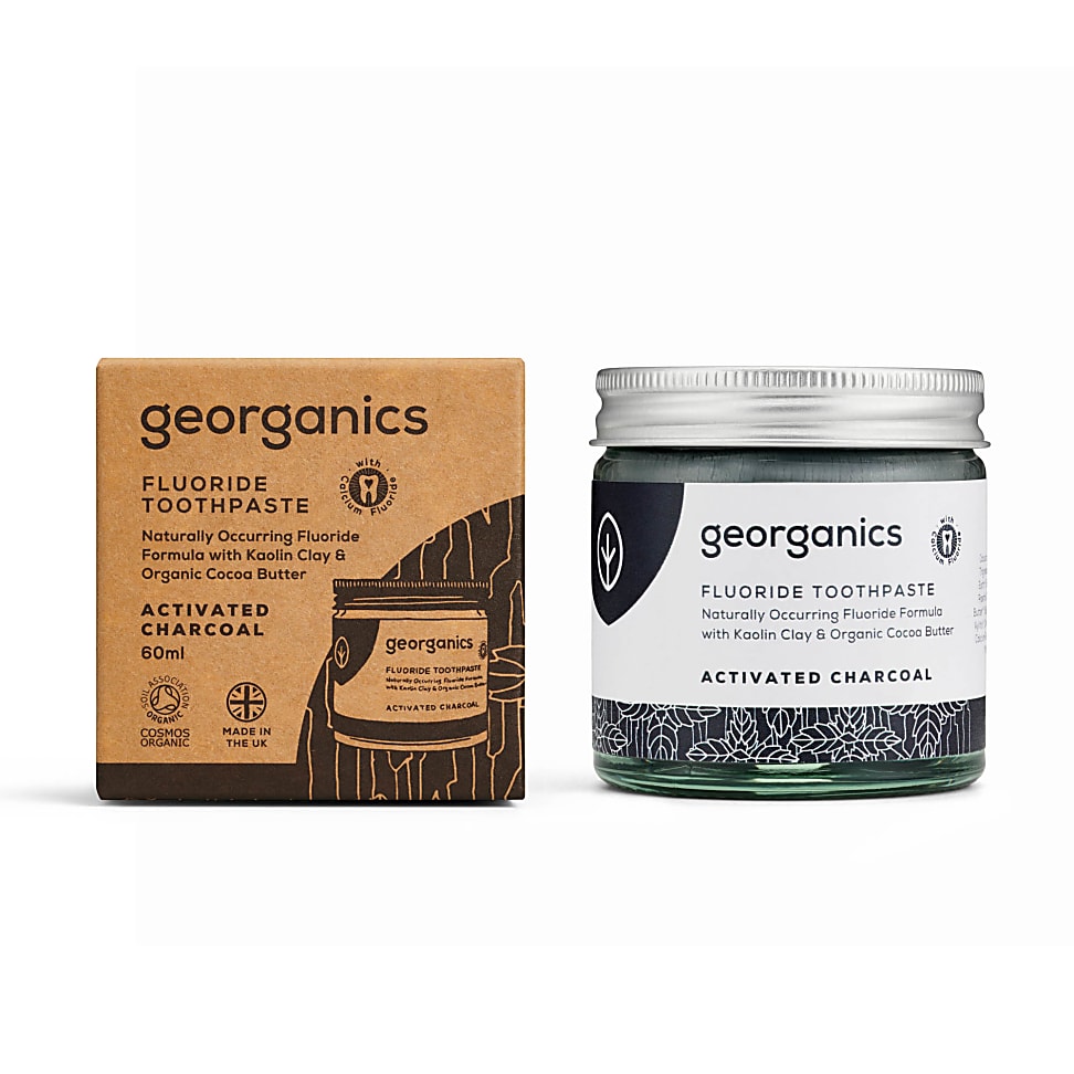 Georganics Fluoride Toothpaste - Activated Charcoal