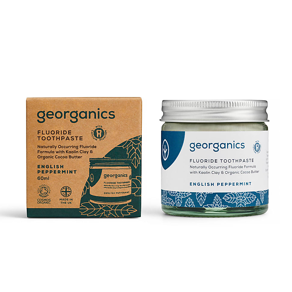Georganics Fluoride Toothpaste - English Peppermint