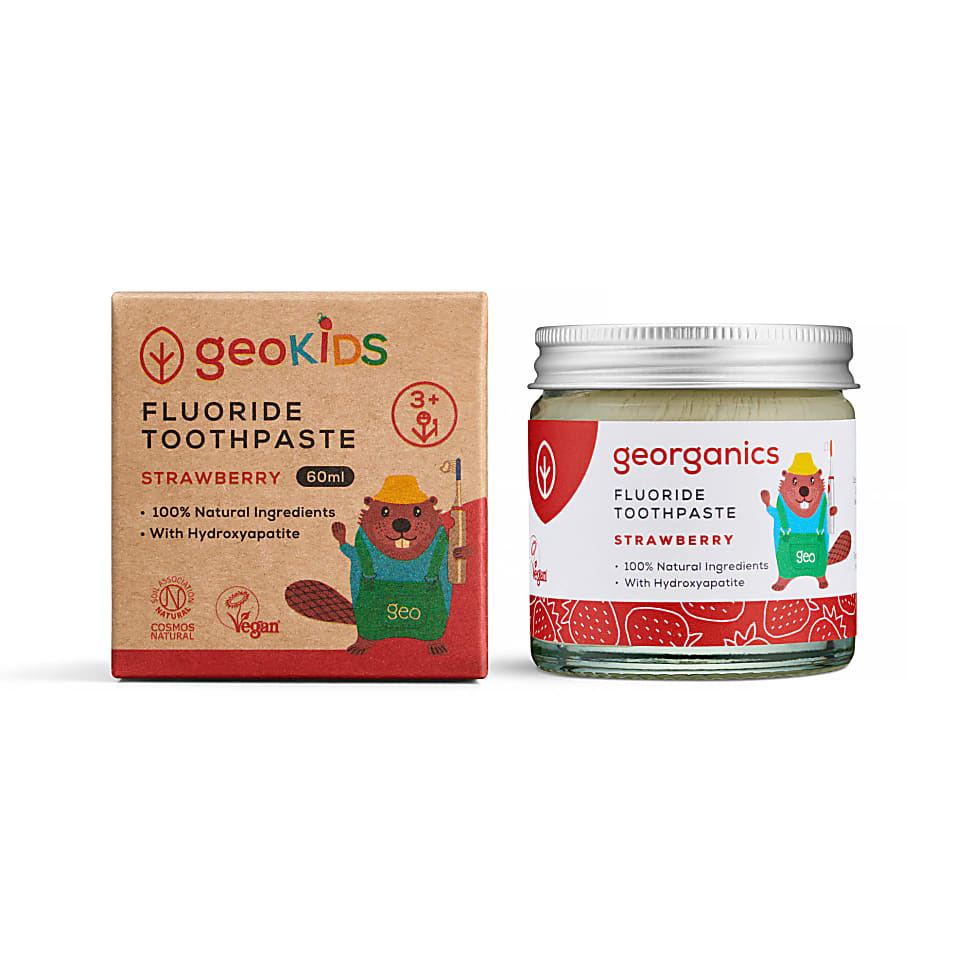 Georganics Kids Fluoride Toothpaste - Strawberry