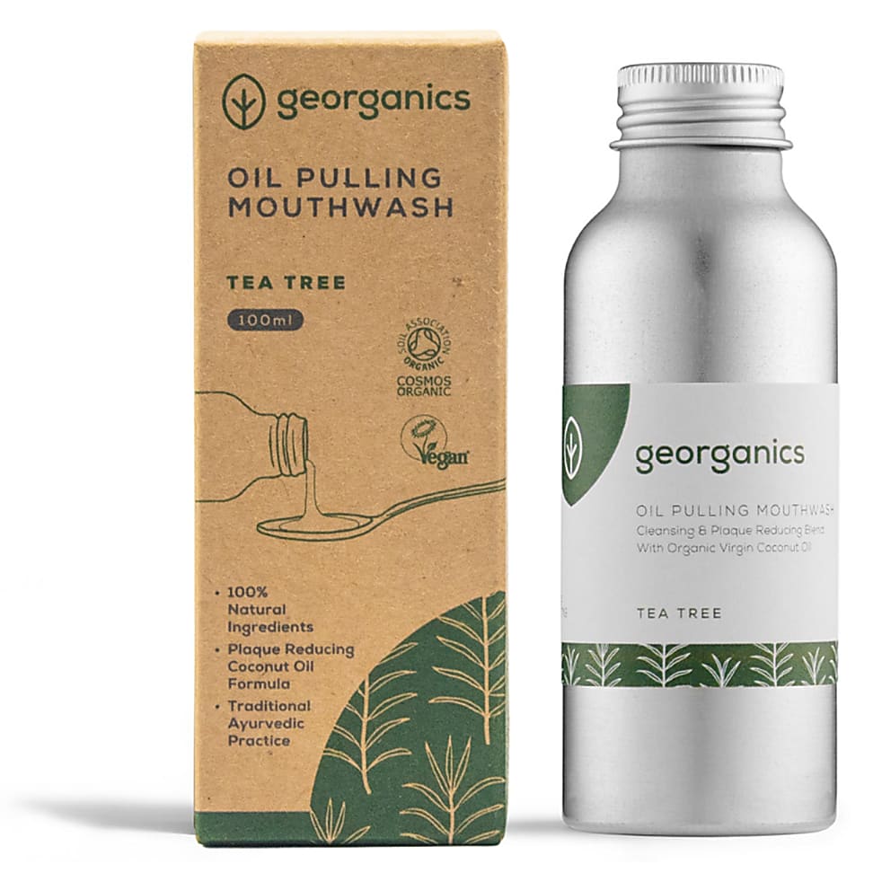 Georganics Oilpulling Mouthwash - Tea Tree 100ml