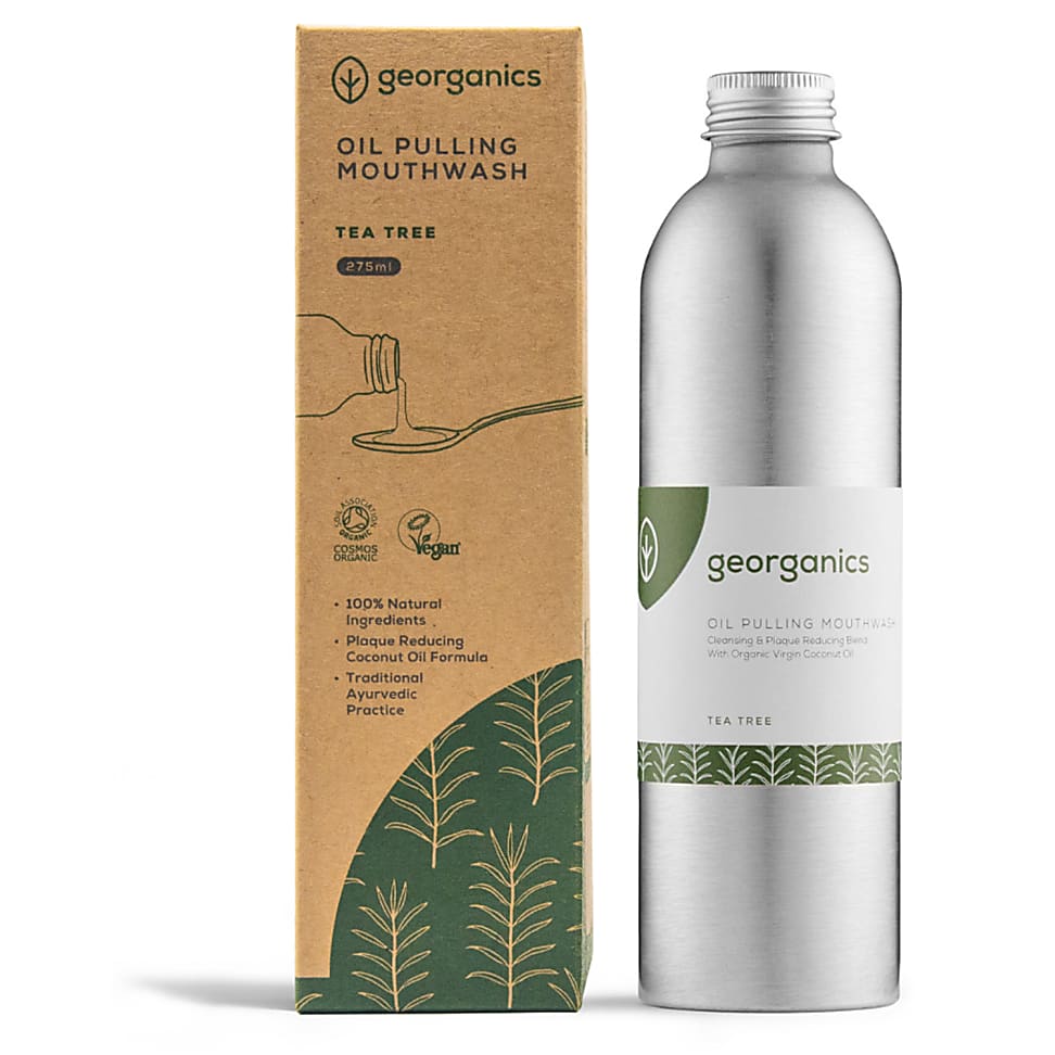 Georganics Oilpulling Mouthwash - Tea Tree 275ml