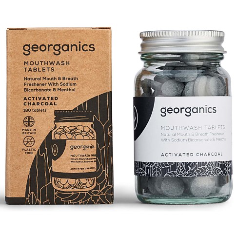 Georganics Mouthwash Tablets - Activated Charcoal