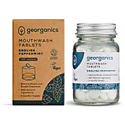 Georganics Fluoride Free Mouthwash Tablets - English Peppermint