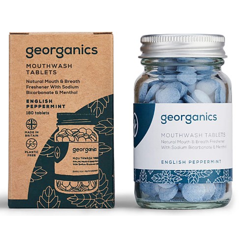 Georganics Mouthwash Tablets - English Peppermint