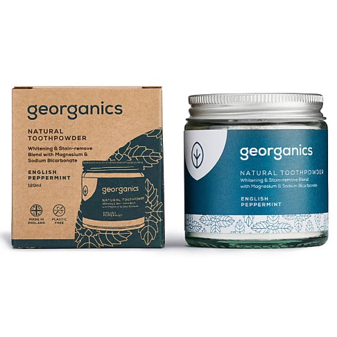 Georganics Natural Toothpowder - English Peppermint