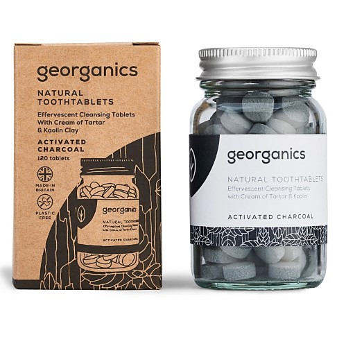 Georganics Toothpaste Tablets - Activated Charcoal