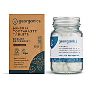 Georganics Fluoride Free Mineral Toothpaste Tablets - English Peppermint