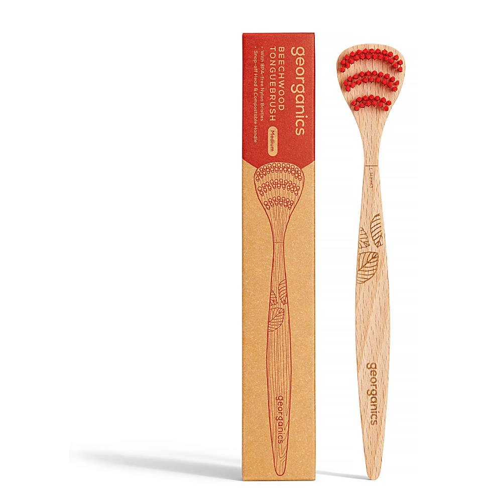 Georganics Beechwood Toungue Scraper