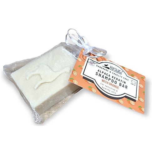 Goats of the Gorge Alpaca Keratin Shampoo Bar - Orange