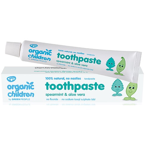 Green People Organic Children's Spearmint & Aloe Vera Toothpaste - 50ml