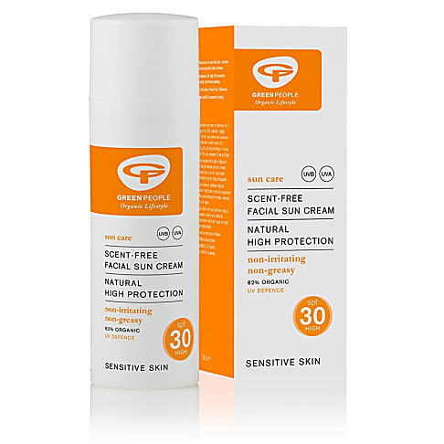 Green People Scent Free Facial Sun Cream - SPF30