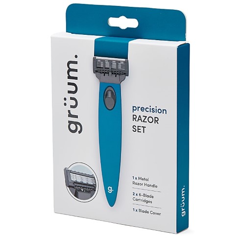 grüum Precision Razor Set - Ocean Blue