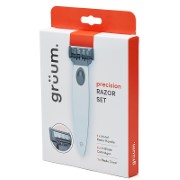 grüum Precision Razor Set - Silver