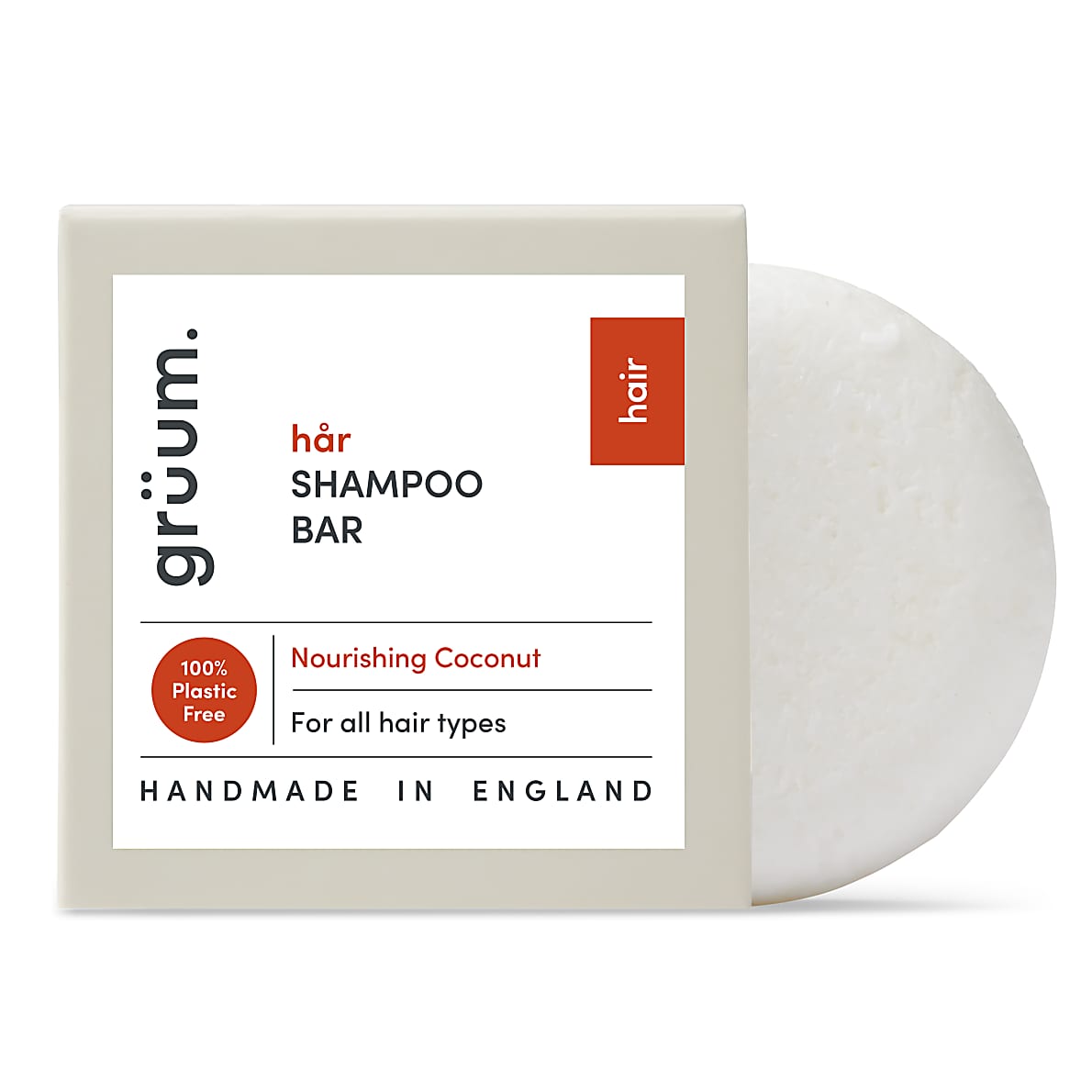 gr um h r Zero Plastic Shampoo Bar Nourishing