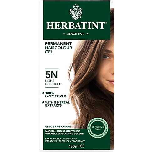 Herbatint Permanent Hair Colour Gel - Light Chestnut