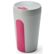 Hip Cup Travel 355ml/12oz - Stone & Hot Pink