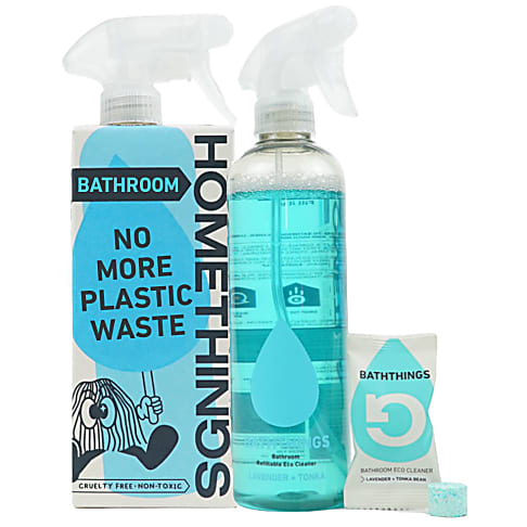 Homethings Bathroom Eco Cleaning Spray Starter Pack (bottle + 1 tab)