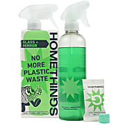 Homethings Glass & Mirror Eco Cleaning Spray Starter Pack (bottle + 1 tab)