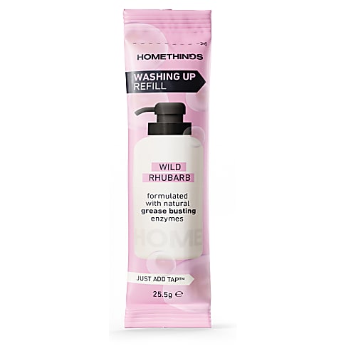 Homethings Eco Washing Up Liquid Refill Sachet - Wild Rhubarb
