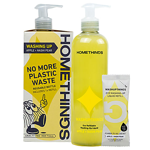 Homethings Eco Washing Up Liquid Starter Pack (bottle + 1 sachet)