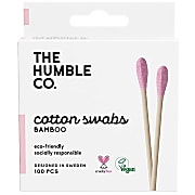 Humble Natural Cotton Swabs - Pink (100 pcs)