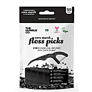 Humble Dental Floss Picks Charcoal (50 pack)