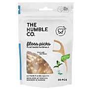 Humble Single Thread Floss Picks - Mint (50 pack)