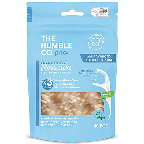 Humble Pro Floss Picks with Fluoride
