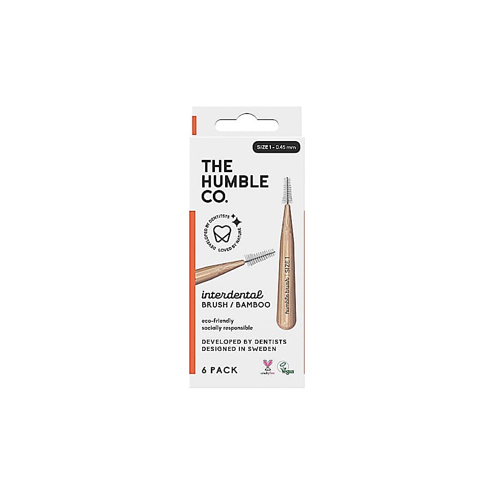 Humble Bamboo Interdental Brush - Orange