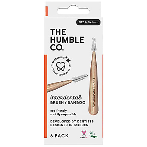 Humble Bamboo Interdental Brush - Orange