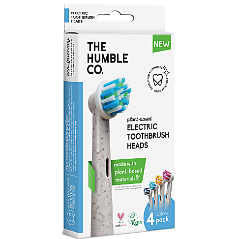 The Humble Co Plant Based Oral-B Electric Toothbrush Heads - 4 Pack - Soft
