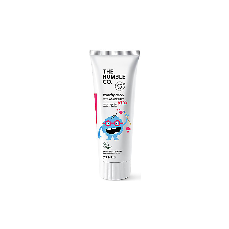 Photos - Toothpaste / Mouthwash Humble Kids Natural Toothpaste with Fluoride - Strawberry HUMPASTEKIDSSTRAW