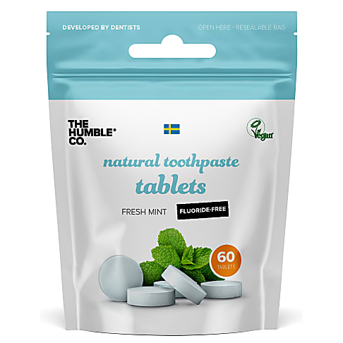 The Humble Co Toothpaste Tablets without Fluoride (60 tablets)