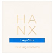 Hanx Ultra Thin Vegan Condom - Large Size (3 pack)