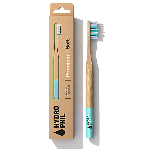Hydrophil Blue Premium Bamboo Toothbrush - Soft
