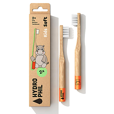 Hydrophil Bamboo Toothbrush Kids Red