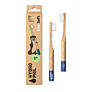 Hydrophil Kids Soft Bamboo Toothbrush - Otter Blue (2 pack)