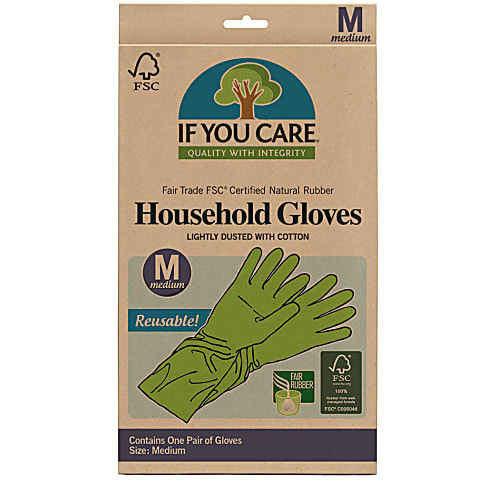 If You Care Fairtrade Rubber Latex Household Gloves