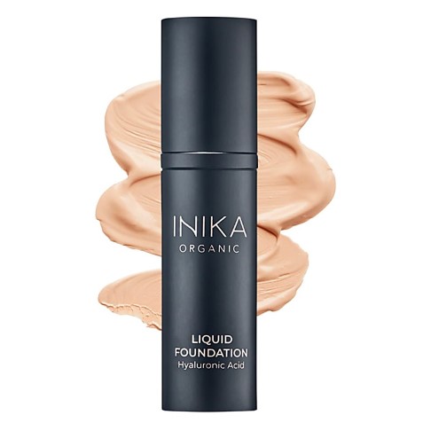 INIKA Certified Organic Liquid Foundation with Hyaluronic Acid - Beige