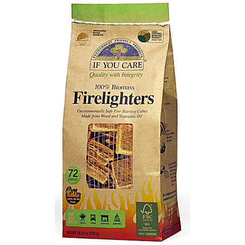 If You Care 100% Biomass BBQ Firelighters - 72