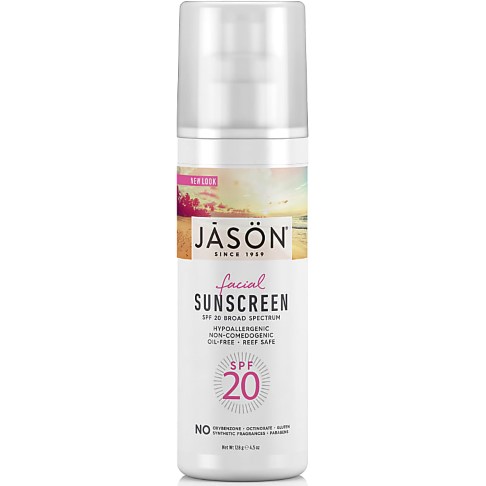 Jason Sunbrellas Natural Facial Sun Block SPF 20