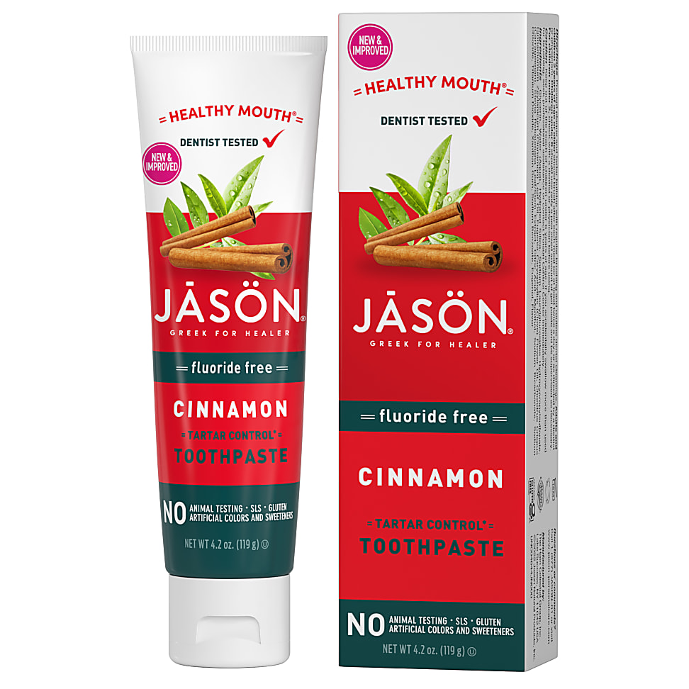 Jason Toothpaste Healthy Mouth with Tea Tree & Cinnamon 120g