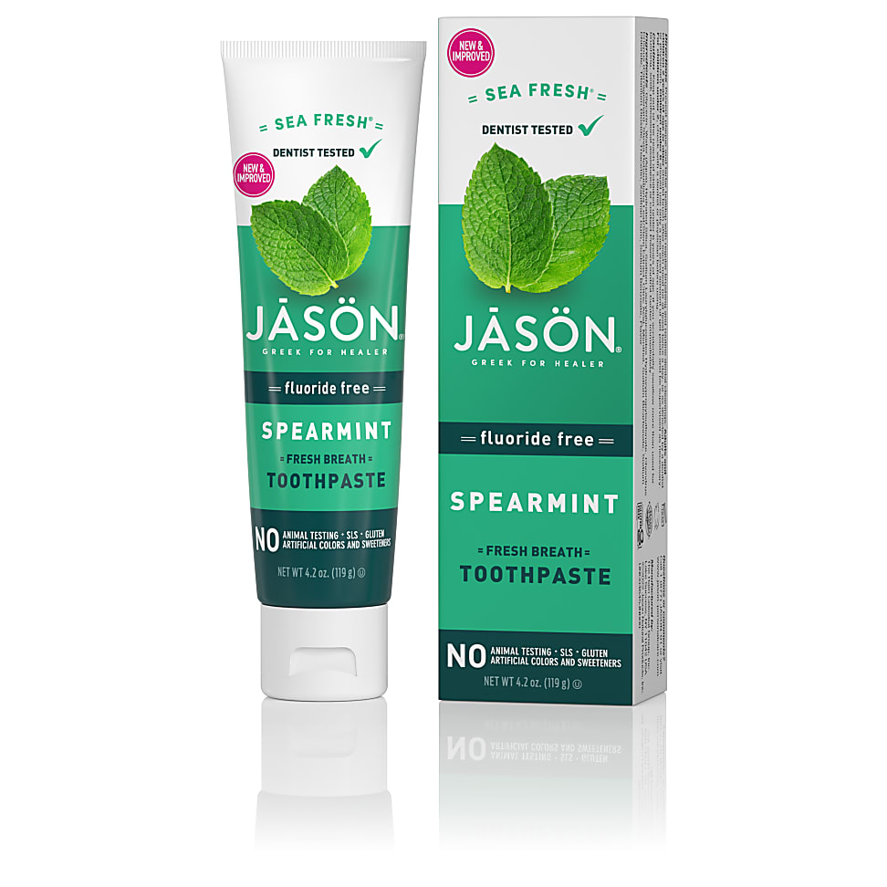 Jason Toothpaste Sea Fresh with Deep Sea Spearmint 170g Big Green Smile
