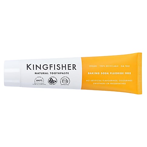 Kingfisher Fluoride Free Toothpaste - Baking Soda