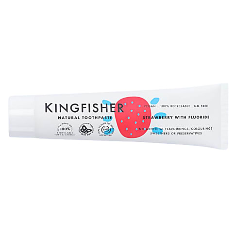 Kingfisher Fluoride Toothpaste - Strawberry